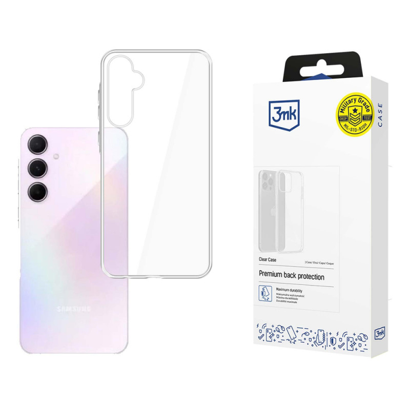 3MK Clear Case Samsung Galaxy M35 5G, skaidrus