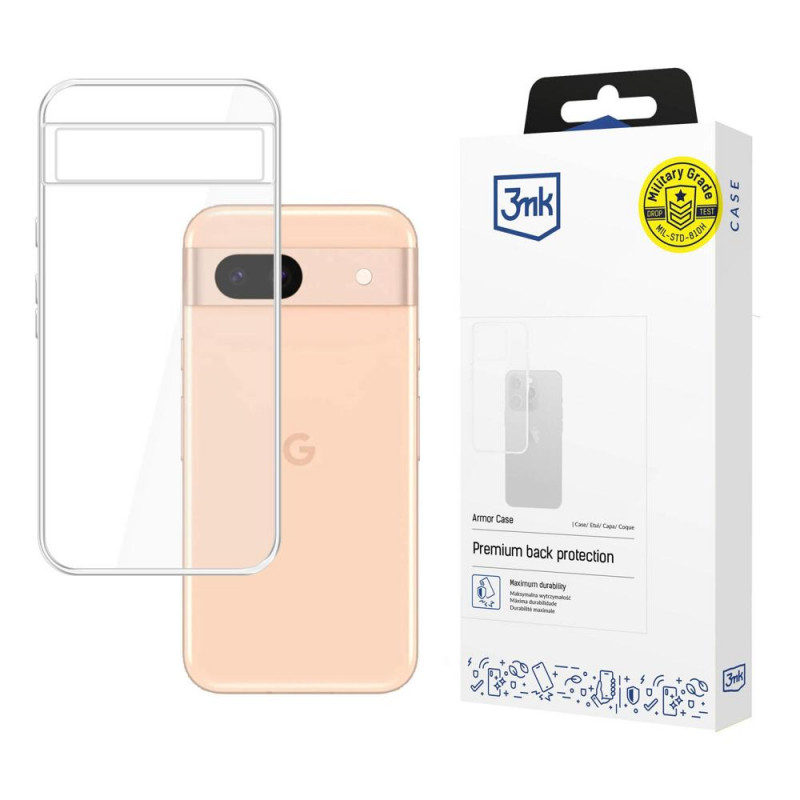 3MK Armor Case Google Pixel 8A 5G, skaidrus