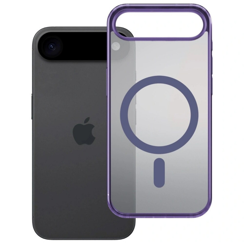 3MK Frosty MagCase dėklas Apple iPhone Air, violetinis