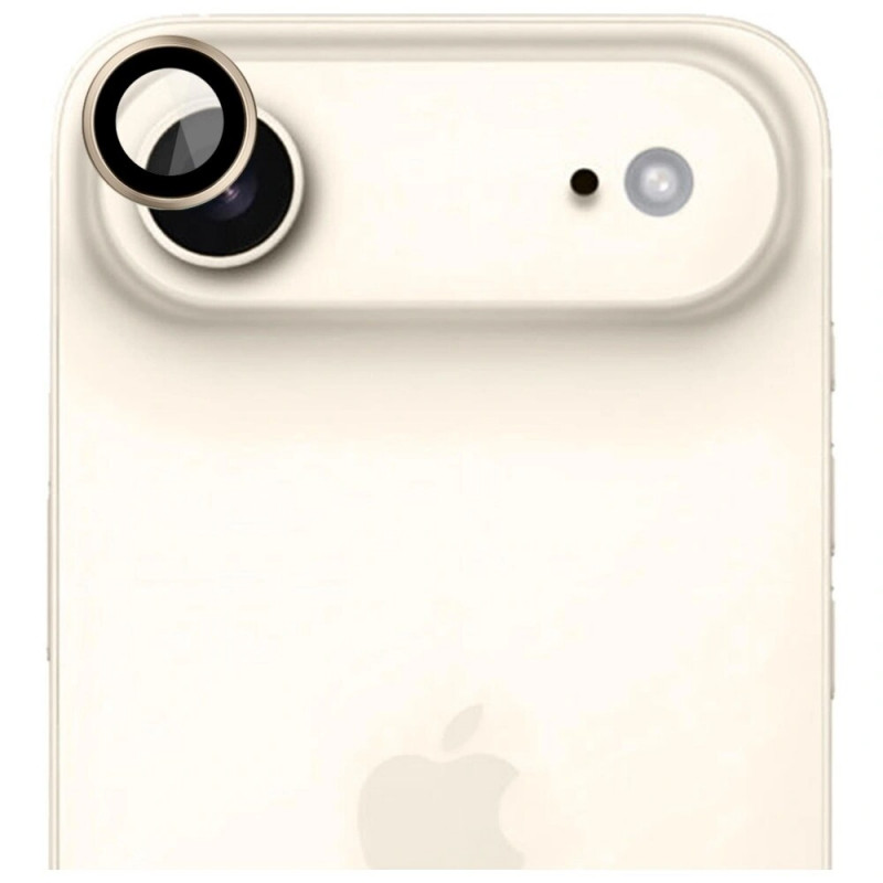 3MK Lens Protection Pro fotoaparato objektyvo grūdintas stiklas, skirtas Apple iPhone Air, auksinis