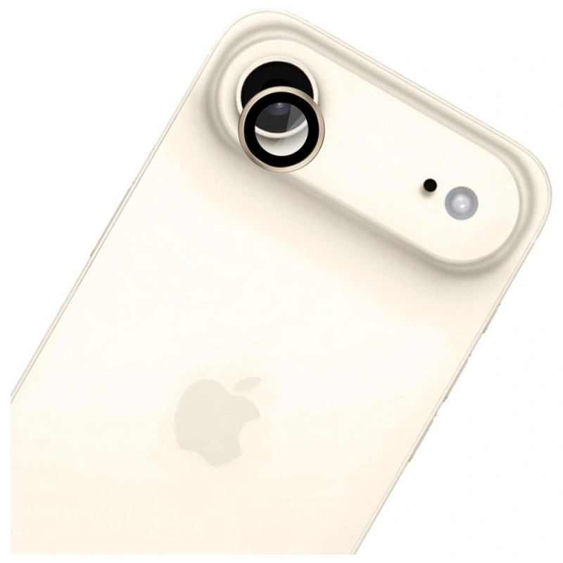 3MK Lens Protection Pro fotoaparato objektyvo grūdintas stiklas, skirtas Apple iPhone Air, auksinis