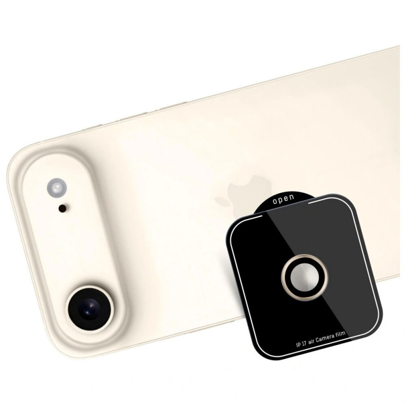 3MK Lens Protection Pro fotoaparato objektyvo grūdintas stiklas, skirtas Apple iPhone Air, auksinis