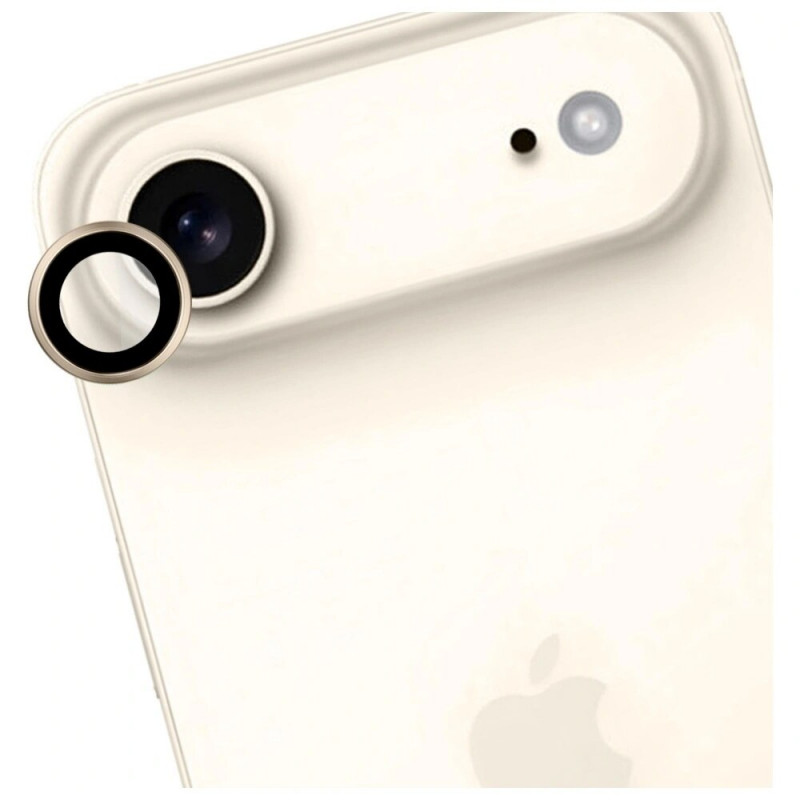 3MK Lens Protection Pro fotoaparato objektyvo grūdintas stiklas, skirtas Apple iPhone Air, auksinis