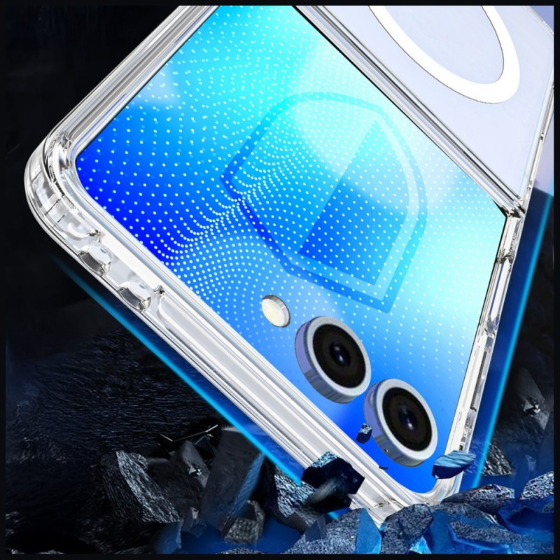 3MK Armor MagCase Samsung Galaxy Z Flip8, skaidrus