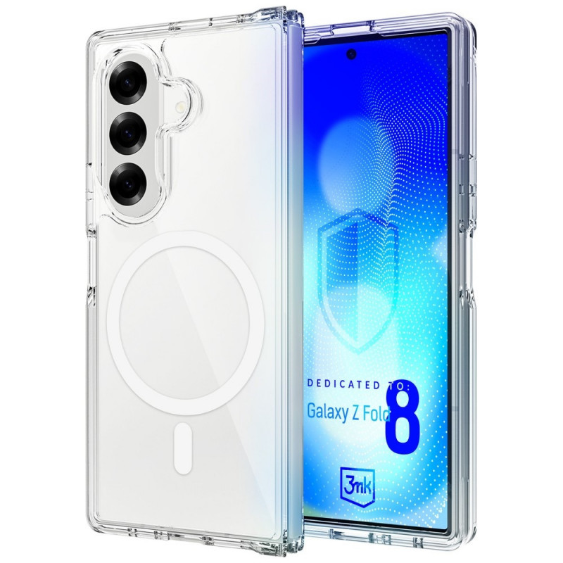 3MK Armor MagCase Samsung Galaxy Z Fold 8 Ultra, skaidrus