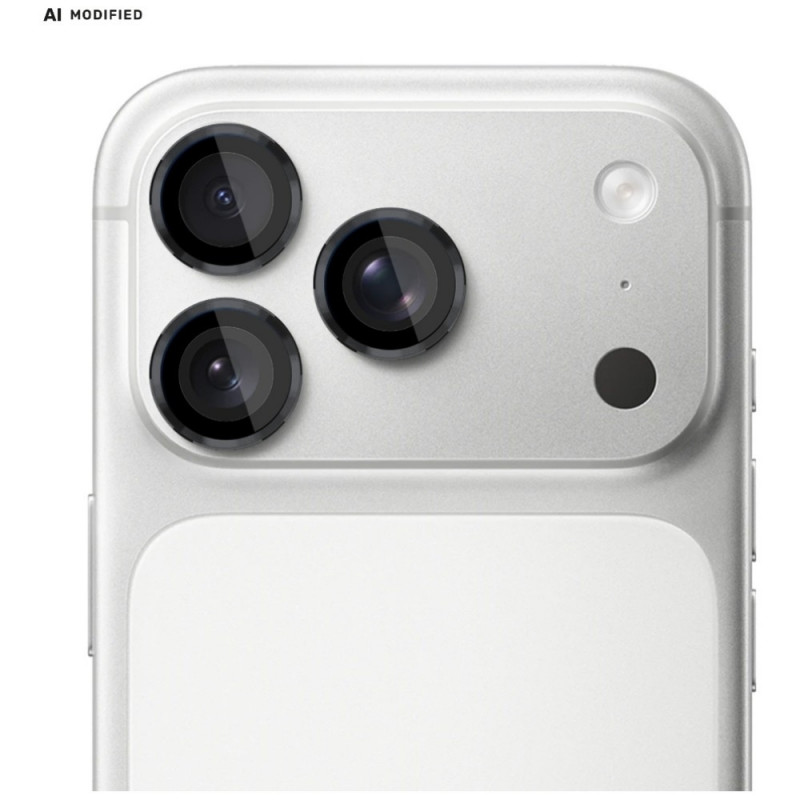 3MK Lens Protection Pro Apple iPhone 18 Pro / 18 Pro Max kameros objektyvo apsauga, grūdintas stiklas, juoda
