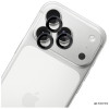 3MK Lens Protection Pro Apple iPhone 18 Pro / 18 Pro Max kameros objektyvo apsauga, grūdintas stiklas, juoda