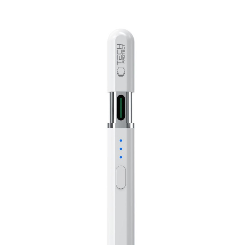 Tech-Protect Digital Magnetic Stylus Pen 3 rašiklis Apple iPad planšetei, baltas