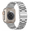 Tech-Protect Stainless nerūdijančio plieno dirželis, skirtas Apple Watch 8 / 9 / 10 / 11 / 12 / SE / Ultra (44 / 45 / 46 / 49 mm), sidabrinis