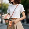 Tech-Protect C10S Rope Crossbody & Wrist telefono dirželių rinkinys, oranžinė/titano