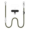 Tech-Protect C10S Rope Crossbody & Wrist telefono dirželių rinkinys, alyvuogių žalia/titano