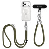 Tech-Protect C10S Rope Crossbody & Wrist telefono dirželių rinkinys, alyvuogių žalia/titano