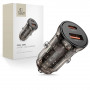 Tech-Protect CC01 2 prievadų automobilinis įkroviklis USB-A / USB-C, PD 30W / QC 3.0, juodas