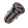 Tech-Protect CC01 2 prievadų automobilinis įkroviklis USB-A / USB-C, PD 30W / QC 3.0, juodas