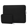 Tech-Protect NeoSlim THP3383 nešiojamojo kompiuterio 13-14 colių dėklas su aksesuarų krepšeliu, juodas