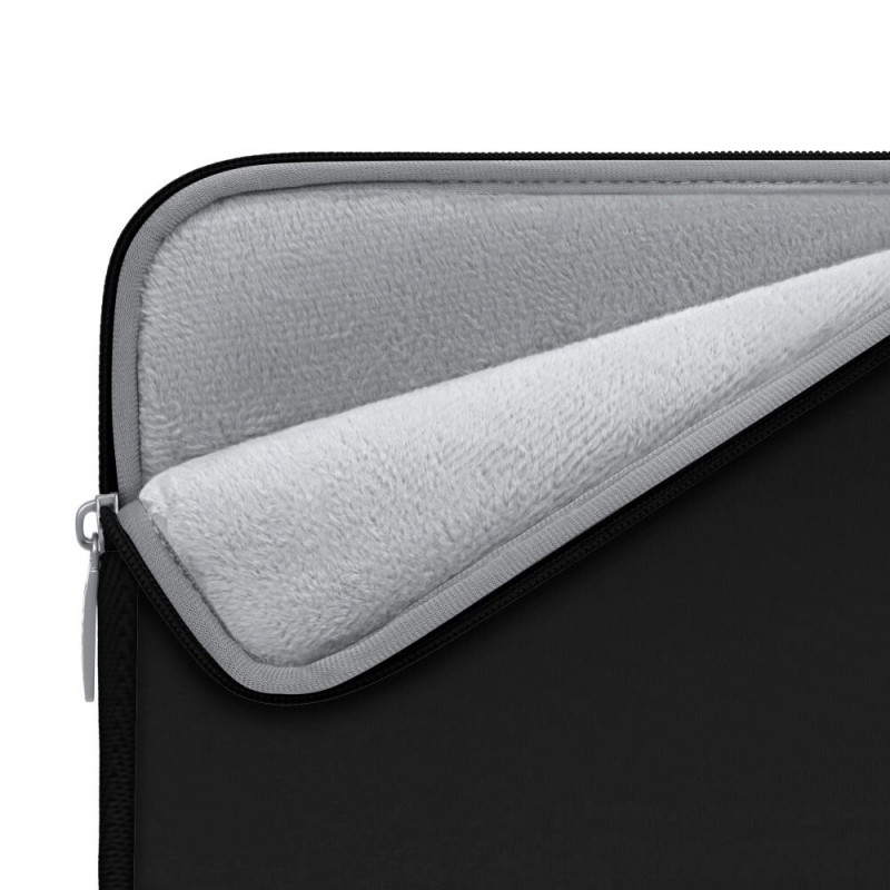 Tech-Protect NeoSlim THP3383 nešiojamojo kompiuterio 13-14 colių dėklas su aksesuarų krepšeliu, juodas