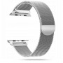 Tech-Protect MilaneseBand Apple Watch 4/5/6/7/SE 44/45 mm nerūdijančio plieno apyrankė, sidabrinė