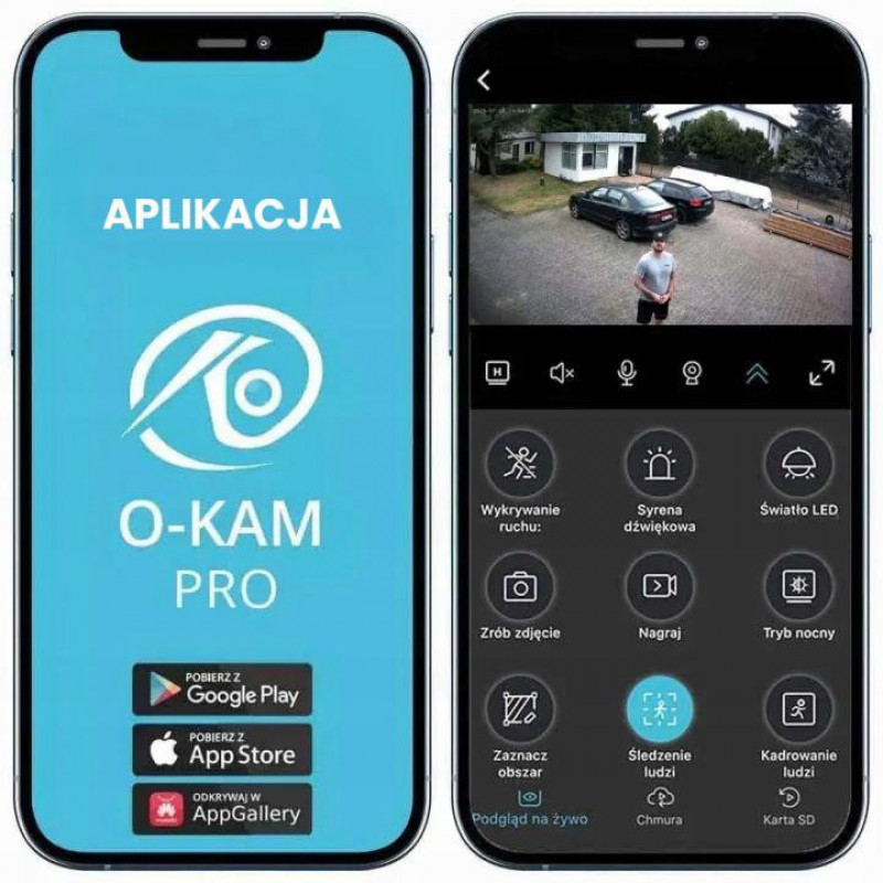 Orllo Z1 vamzdinė IP kamera, 4K, 8MP, Wi-Fi