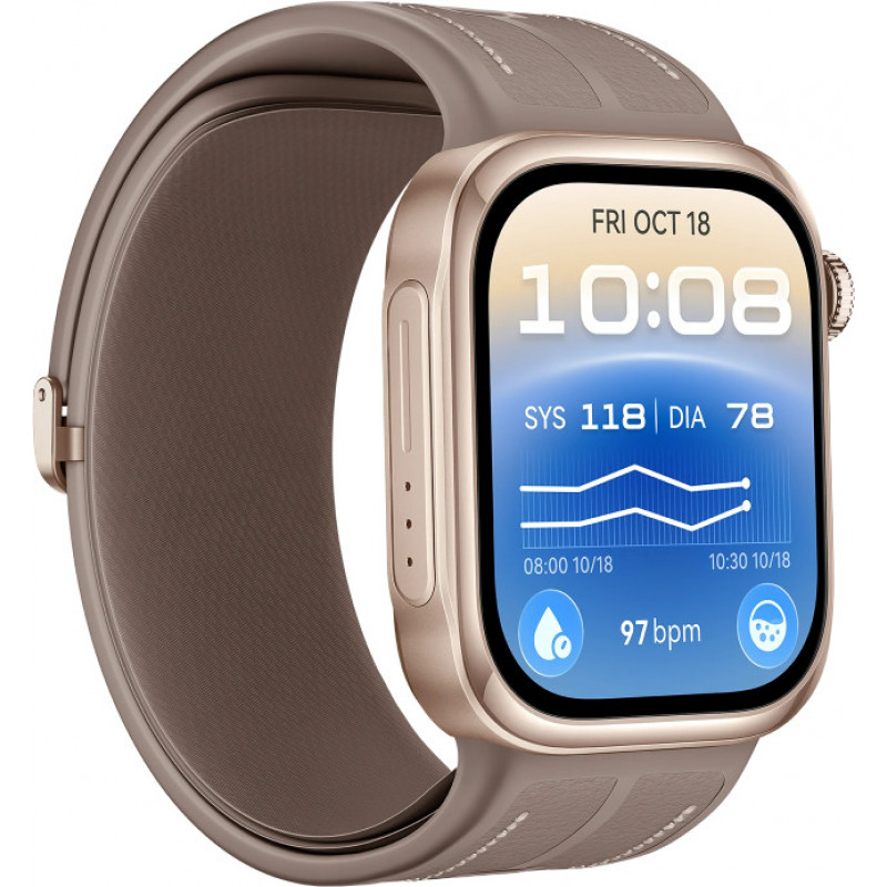 Huawei Watch D3 (Riva-B19) išmanusis laikrodis, 46 mm, auksinis/baltas