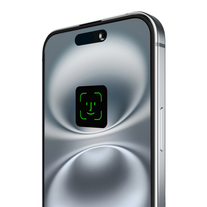 PURO Frame grūdintas stiklas su rėmeliu, skirtas iPhone 16 Plus