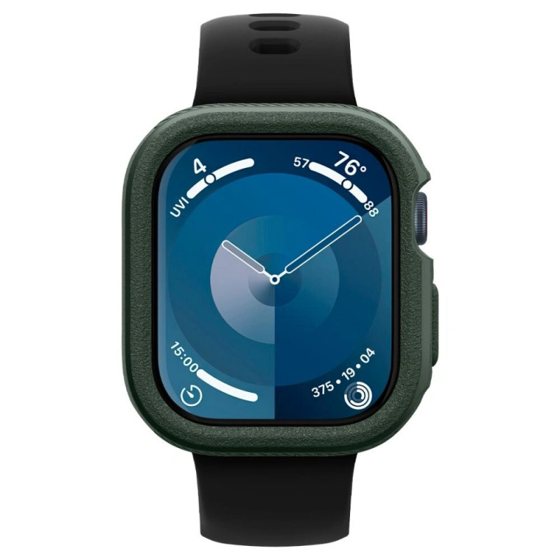 Spigen Caseology Vault dėklas Apple Watch 10 / 11 46 mm, vidurnakčio žalia