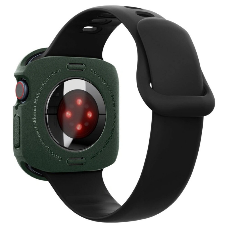 Spigen Caseology Vault dėklas Apple Watch 10 / 11 46 mm, vidurnakčio žalia