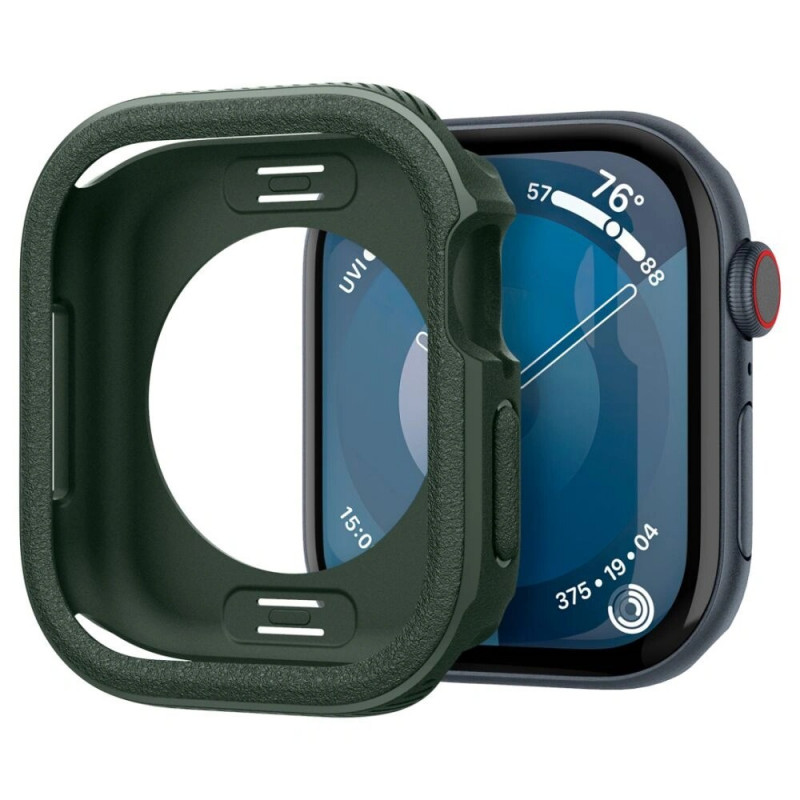 Spigen Caseology Vault dėklas Apple Watch 10 / 11 46 mm, vidurnakčio žalia