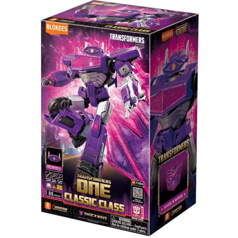 Blokees Transformers One Classic Class 18 Shockwave Kolekcinė figūrėlė 71184