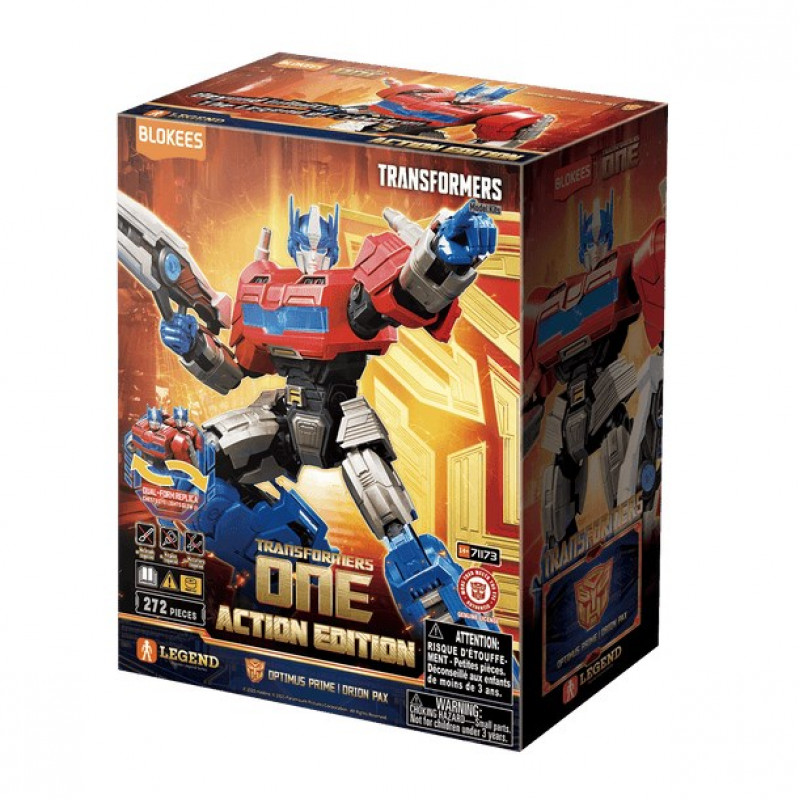 Blokees Transformers Action Edition Optimus Prime / Orion Pax kolekcinė figūrėlė 71173