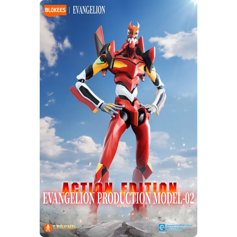 Blokees Evangelion Action Edition Evangelion Production Model 02 kolekcinė figūrėlė 73512