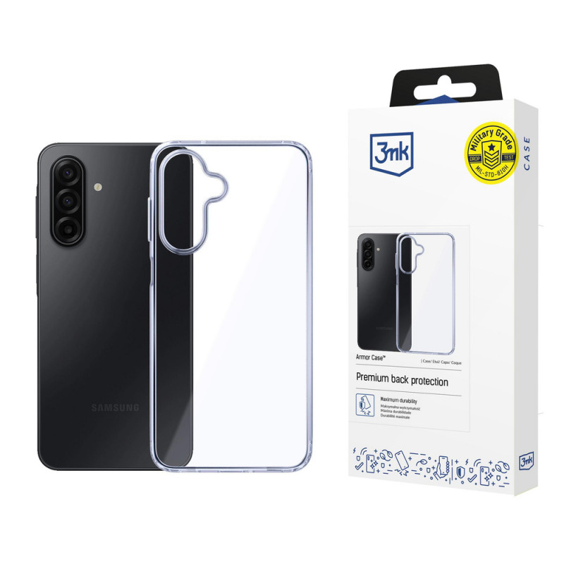 3MK šarvuotas dėklas Samsung Galaxy A17 5G / 4G, skaidrus