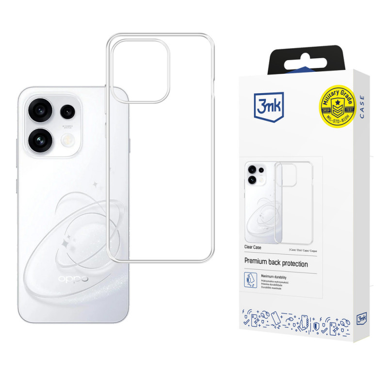 3MK skaidrus dėklas Oppo Reno 16 F / Reno 16 FS, permatomas