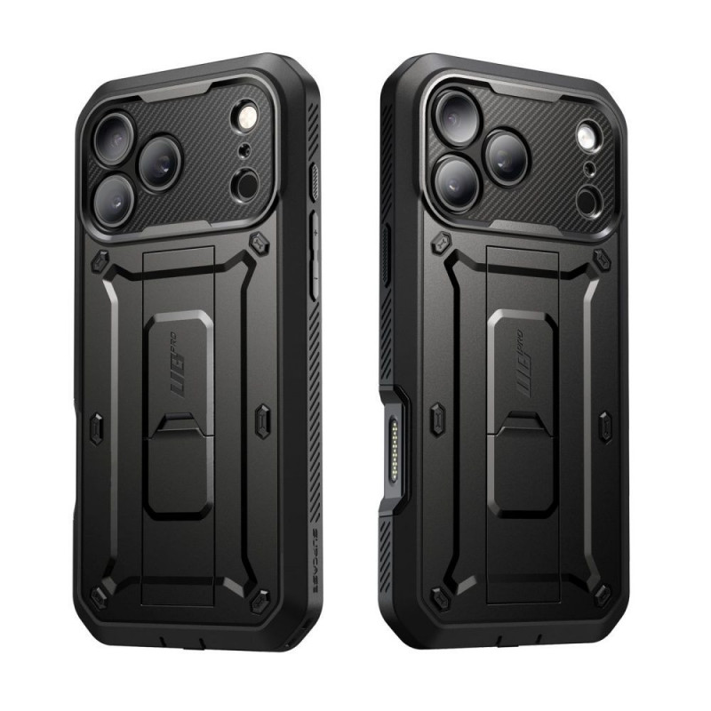 Supcase Unicorn Beetle Pro dėklas Apple iPhone 17 Pro / 18 Pro, juodas