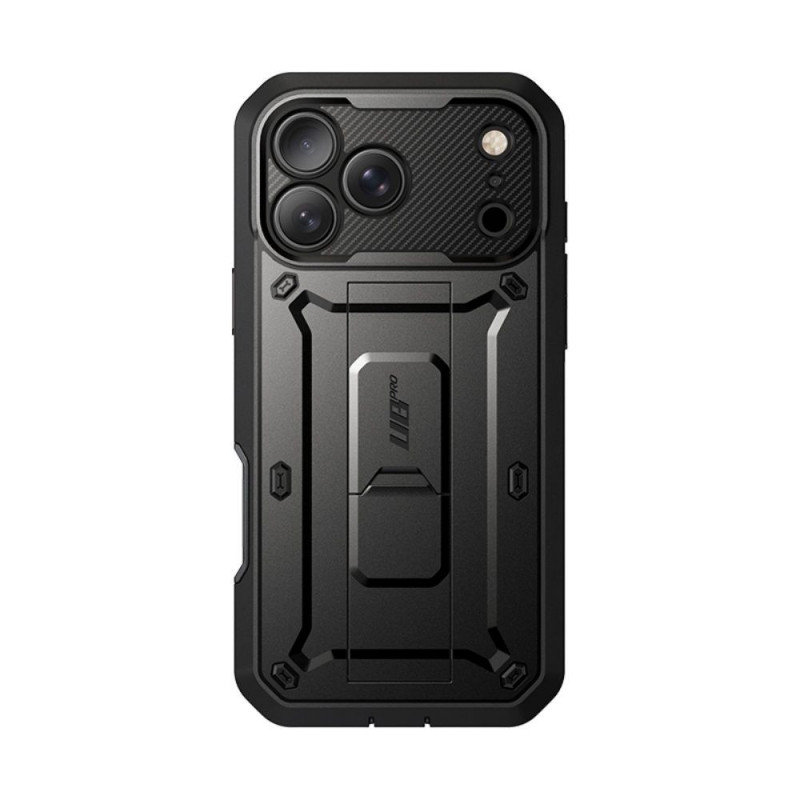 Supcase Unicorn Beetle Pro dėklas Apple iPhone 17 Pro / 18 Pro, juodas