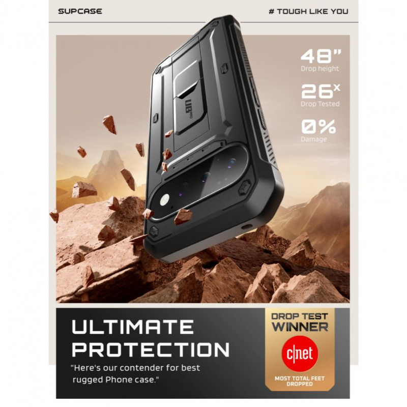 Supcase Unicorn Beetle Pro dėklas Google Pixel 11 Pro, juodas