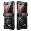 Supcase Unicorn Beetle Grip Mag MagSafe dėklas, skirtas Samsung Galaxy Z Flip 8, juodas