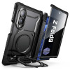 Supcase UB Grip Mag MagSafe Privacy stiklo dėklas, skirtas Samsung Galaxy Z Fold 8, juodas