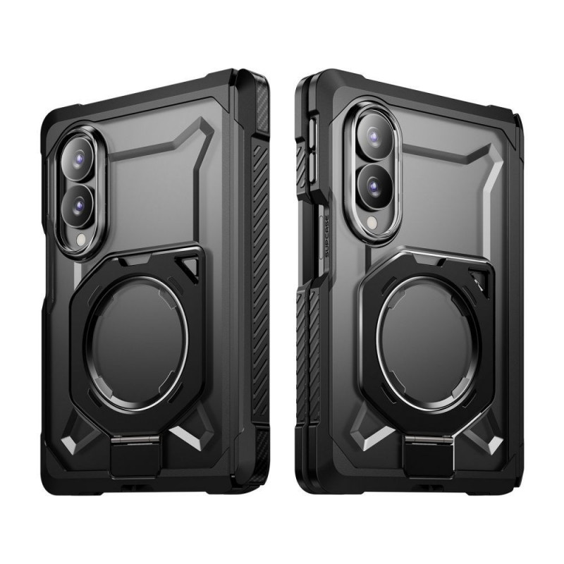 Supcase UB Grip Mag MagSafe Privacy stiklo dėklas, skirtas Samsung Galaxy Z Fold 8, juodas