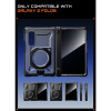 Supcase UB Grip Mag MagSafe Privacy stiklo dėklas, skirtas Samsung Galaxy Z Fold 8, juodas
