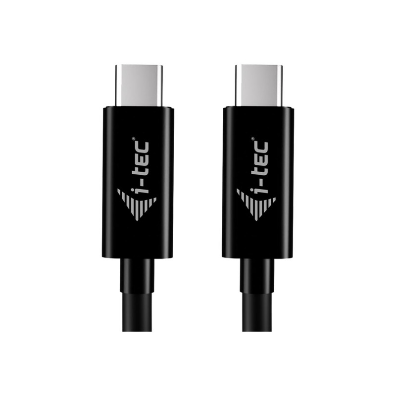 i-tec USB-C įkrovimo kabelis, 1,8 m, USB Power Delivery iki 100 W, juodas