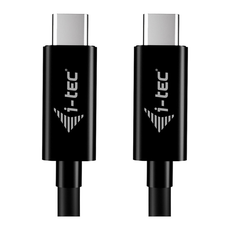 i-tec USB-C įkrovimo kabelis, 1,8 m, USB Power Delivery iki 100 W, juodas