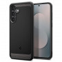 Spigen Rugged Armor dėklas, skirtas Samsung Galaxy S25 FE, matinė juoda