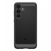 Spigen Rugged Armor dėklas, skirtas Samsung Galaxy S25 FE, matinė juoda