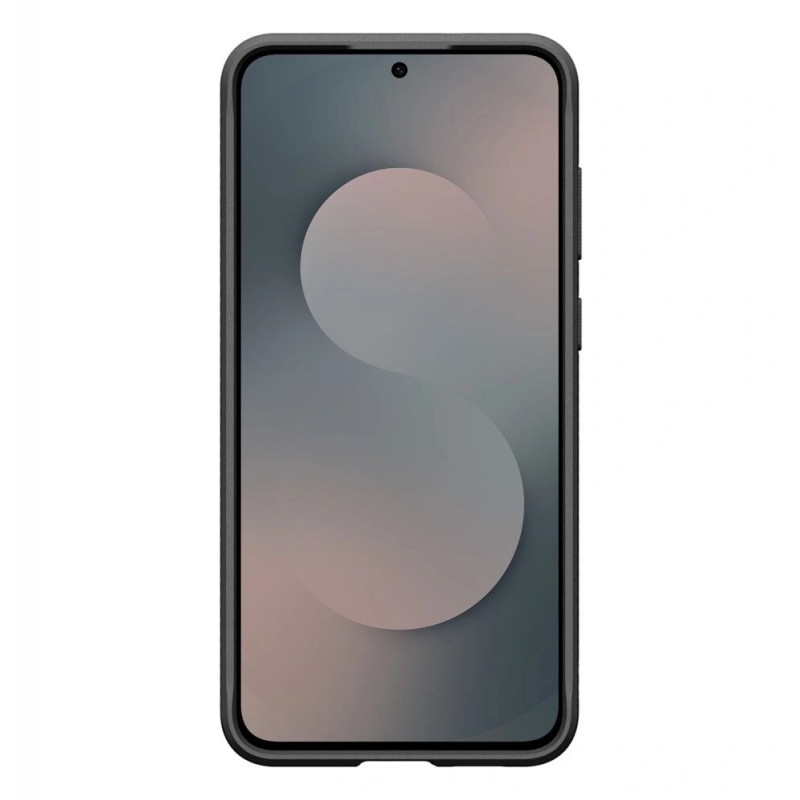 Spigen Rugged Armor dėklas, skirtas Samsung Galaxy S25 FE, matinė juoda