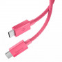 Spigen EB6010CC Essential USB-C į USB-C kabelis 60W 100 cm, rožinis