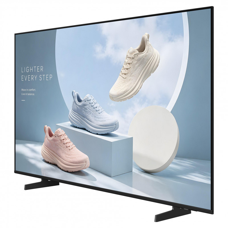 Samsung LH65BEHHLGUXEN BE65HX-H 65 colių 4K UHD Crystal UHD skaitmeninės iškabos išmanusis televizorius, Tizen, juodas