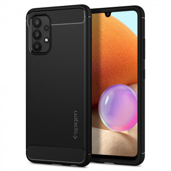 Spigen Rugged Armor dėklas, skirtas Samsung Galaxy A52 / A52s, matinis juodas