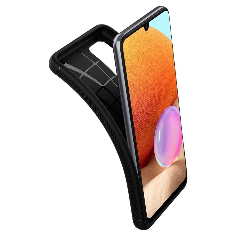 Spigen Rugged Armor dėklas, skirtas Samsung Galaxy A52 / A52s, matinis juodas