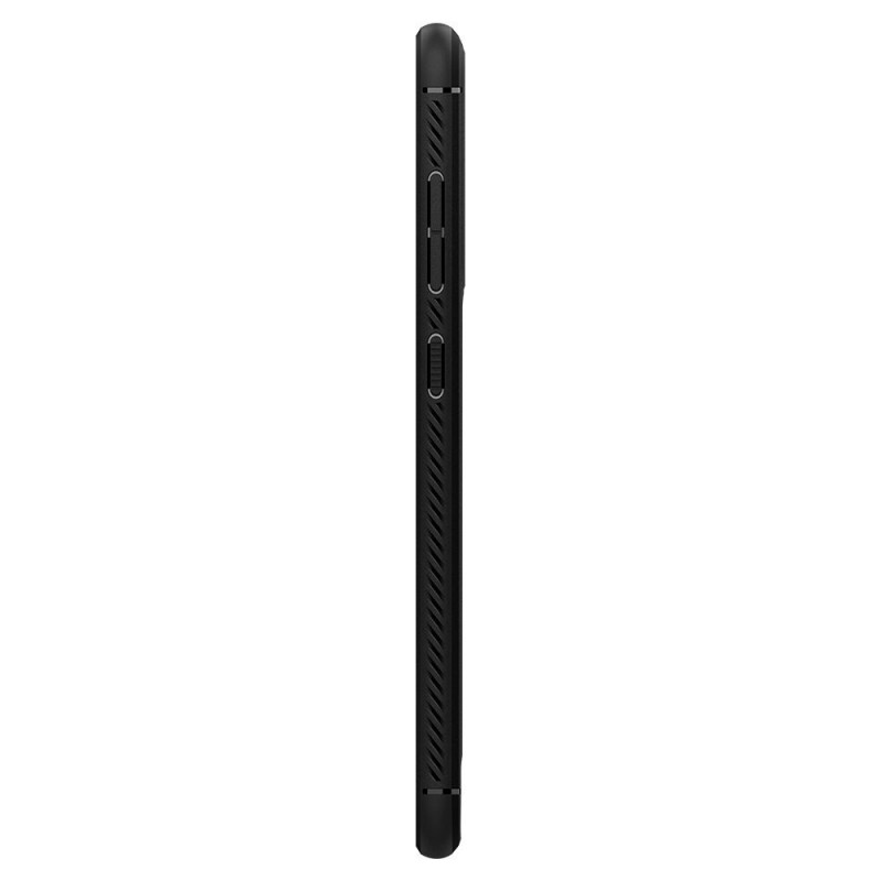 Spigen Rugged Armor dėklas Samsung Galaxy S21 FE, matinė juoda