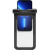 Spigen A601 Aqua Shield universalus vandeniui atsparus dėklas, juodas